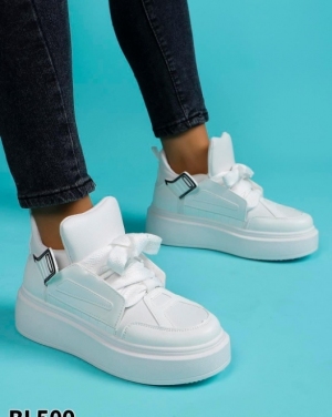 Sneakersy damskie (36-41) BL500 WHITE