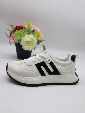 Buty sportowe damskie na płaskim (39-43) DHZ-503 WHITE