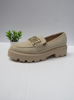 Mokasyny damskie na płaskim (36-41) YDF-10 BEIGE