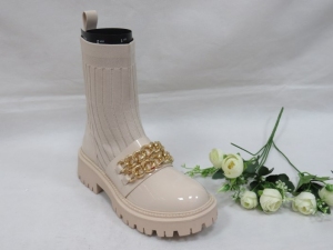 Botki damskie ocieplane na koturnie (36-41) NC1275 BEIGE