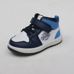 Buty sportowe chłopięce (20-25) GQ117 NAVY/WHITE