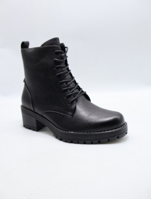 Botki damskie ocieplane na obcasie (36-41) YCC-50 BLACK