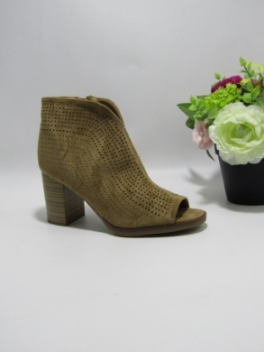 Botki damskie na obcasie (36-41) G23151 KHAKI