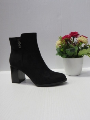 Botki damskie ocieplane na obcasie (36-41) JC103 BLACK