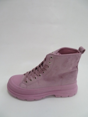 Botki damskie jesienne na płaskim (36-41) RE10 PURPLE