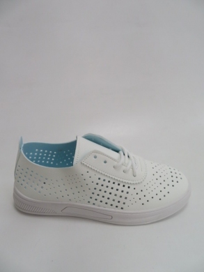 Tenisówki damskie na płaskim (36-41) 92056 WHITE