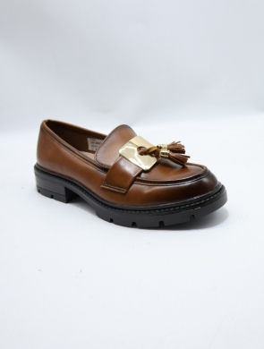 Mokasyny damskie na płaskim (36-41) 107 BROWN