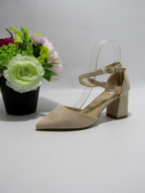 Sandały damskie na obcasie (36-41) 8338-239 BEIGE