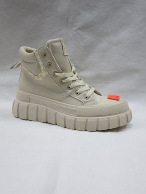 Botki damskie na płaskim (36-41) BO62-3 BEIGE
