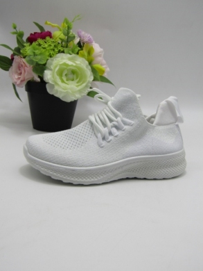 Buty sportowe damskie na płaskim (36-41) HMD67-2 WHITE