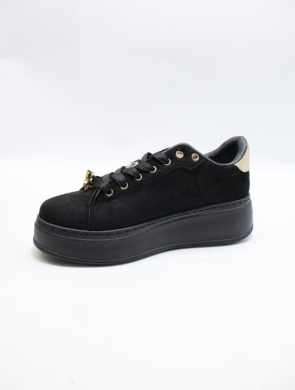 Buty sportowe damskie na płaskim (36-41) 9163 NOIR