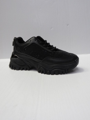 Buty sportowe damskie na płaskim (36-41) WW-057 BLACK