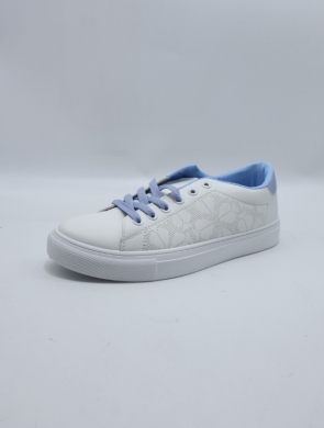 Buty sportowe damskie na płaskim (36-41) HL22301 WH/BLUE