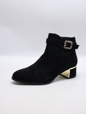 Botki damskie ocieplane na obcasie (36-41) K6501-1