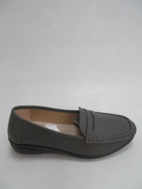 Mokasyny damskie na koturnie (36-41) X-249-3 GREY