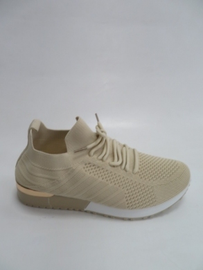 Buty sportowe damskie na płaskim (36-41) BB176 BEIGE