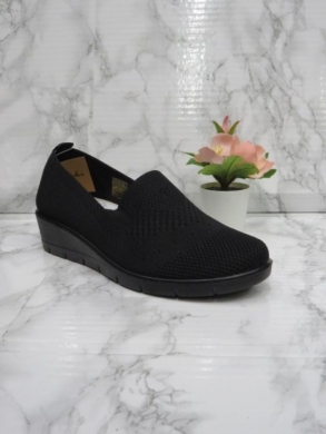 Półbuty damskie na koturnie (36-41) 0590 BLACK