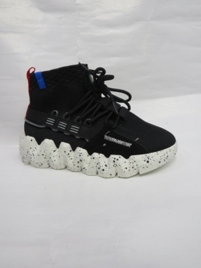 Sneakersy damskie wysokie (36-41) Q31 BLACK