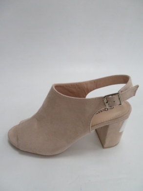 Sandały Damskie na obcasie (36-41) 1-115 BEIGE