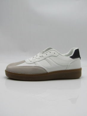 Buty sportowe damskie na płaskim (36-41) C-455 WH/BLACK