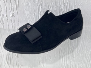 Półbuty damskie na płaskim (36-41) GD-XR-122B BLACK