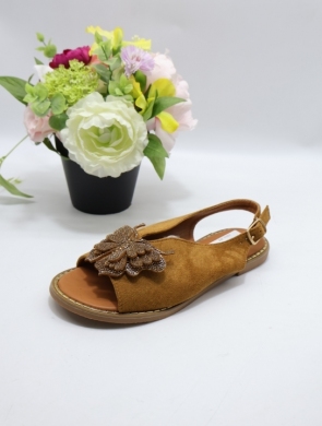 Sandały damskie na płaskim (36-41) DM408 CAMEL