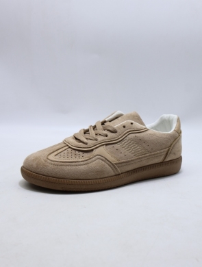 Buty sportowe damskie na płaskim (36-41) B6616 KHAKI