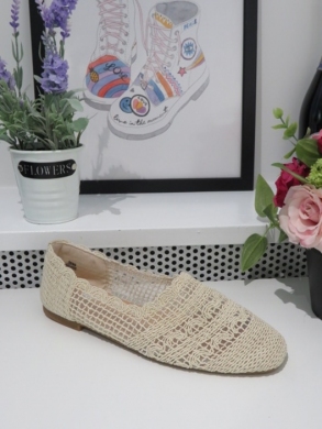Mokasyny damskie na płaskim (36-41) 3699 BEIGE