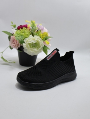 Buty sportowe damskie na płaskim (36-41) SJ2375-1 BLACK