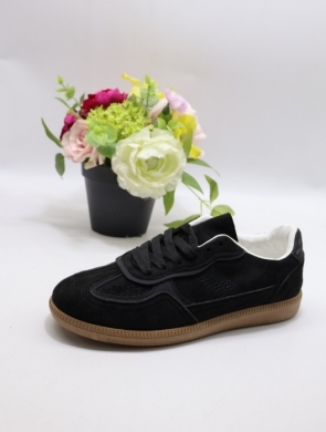 Buty sportowe damskie na płaskim (36-41) 6616 BLACK