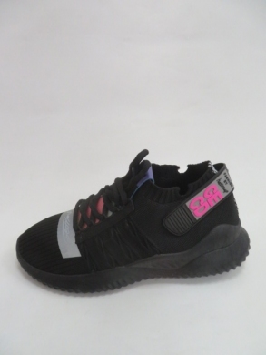 Buty sportowe damskie na płaskim (36-41) 2151-1 BLACK