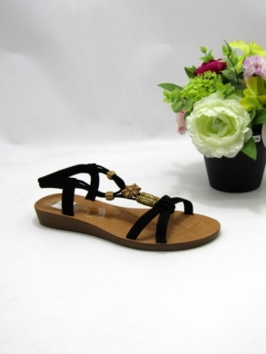 Sandały damskie na płaskim (36-41) 6150-1 BLACK