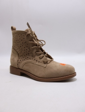 Botki damskie na płaskim (36-41) H153-2 KHAKI