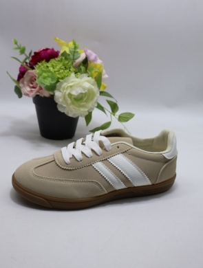 Buty sportowe damskie na płaskim (36-41) DD353 BEIGE