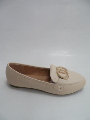 Mokasyny damskie na płaskim (36-41) 9988-47 BEIGE