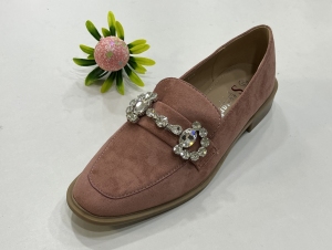 Mokasyny damskie na płaskim (36-41) T536 PINK