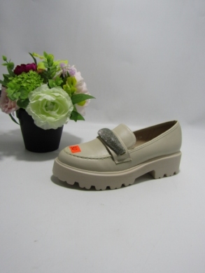 Mokasyny damskie na płaskim (36-41) B2727 BEIGE