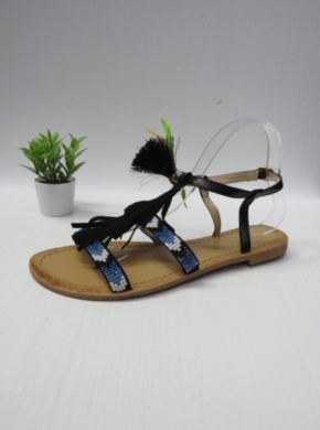 Sandały damskie na płaskim (36-41) LQ-2662 BLACK