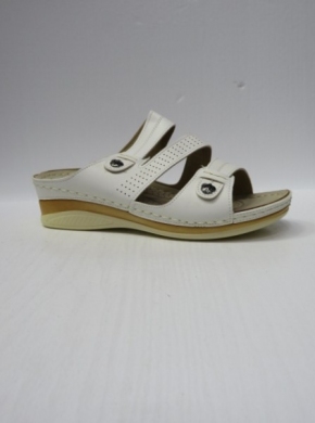 Klapki damskie na koturnie (36-41) B0231 WHITE