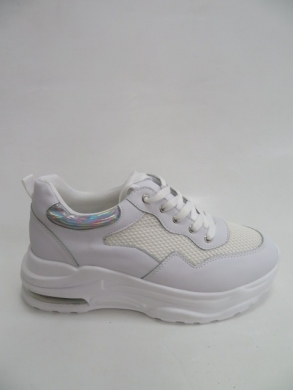 Buty sportowe damskie na koturnie (36-41) Y592 WHITE