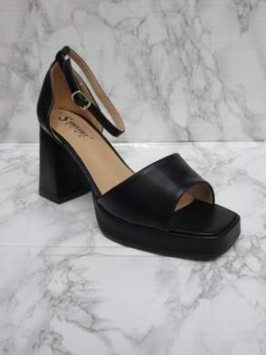Sandały damskie na obcasie (36-41) KK54 BLACK