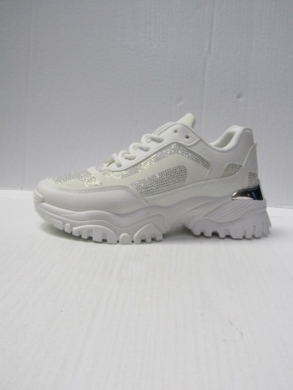 Buty sportowe damskie na płaskim (36-41) WW-057 WHITE