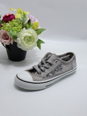 Trampki damskie na płaskim (36-41) 11094-2 GREY