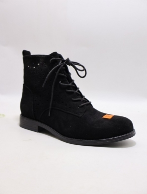 Botki damskie na płaskim (36-41) H153-1 BLACK