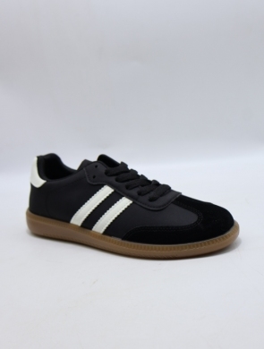 Buty sportowe damskie na płaskim (36-41) XBC25602 BLACK