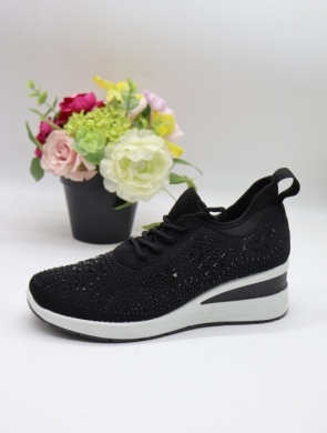 Buty sportowe damskie na koturnie (36-41) FJ-2 BLACK