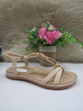 Sandały damskie na płaskim (36-40) Z-10 BEIGE