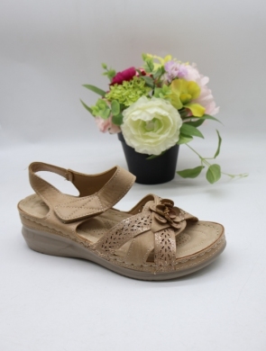 Sandały damskie na koturnie (36-42) CC2538-3 B.YELLOW