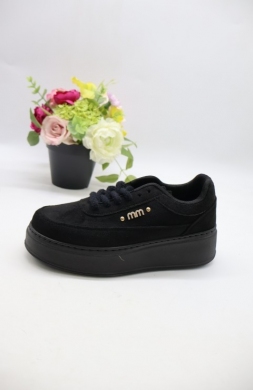 Buty sportowe damskie na płaskim (36-41) 26675 BLACK