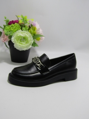 Mokasyny damskie na płaskim (36-41) 1818 BLACK